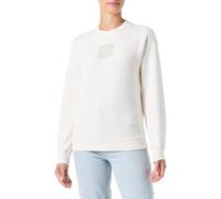 Armani Exchange Logotipo Cuadrado, Cuello Redondo Sudadera, ISO, XS para Mujer
