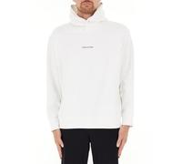 Armani Exchange Sudadera pequeña con Capucha de algodón de Rizo francés con Capucha para Hombre, Blanco Crudo, XL