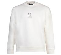 ARMANI EXCHANGE Sudadera taupe / blanco L taupe / blanco
