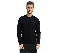 Armani Exchange - Suéter de Jacquard con Cuello Redondo - Knitwear - Hombre - Negro - S -