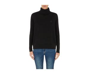 Armani Exchange - Suéter suave con cuello en V - Knitwear - Mujer - Negro - S -