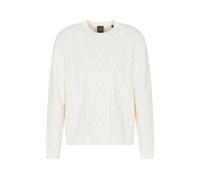 Armani Exchange - Suéter Texturizado de Cuello Redondo - Knitwear - Hombre - Blanco - M -