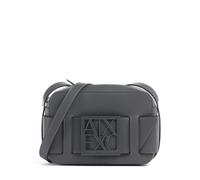 Armani Exchange Susie Bandolera gris oscuro, imitación de cuero, mujer