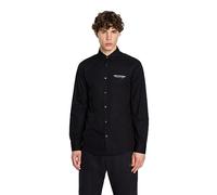 Armani Exchange Sustainable, Impreso cuota, Ajuste Regular Camiseta, Negro, M para Hombre
