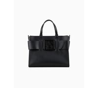 Armani Exchange Susie Bolso de mano negro, imitación de cuero, mujer