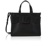 Armani Exchange Susy Big Tote, Bolsos para Mujer, Negro (Black), Talla única