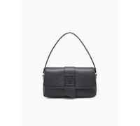 Armani Exchange Susy - Bolso de hombro suave para mujer, color negro, talla única
