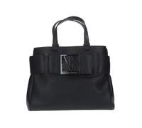 Armani Exchange Susy Small Bag, Bolsa de Compras Mujeres, Negro, Talla única