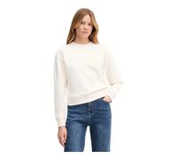 Armani Exchange Sudadera de Manga Larga para Mujer con Logotipo Frontal Milano-New York, Blanco, M, ISO, M