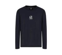 Armani Exchange- T-Shirt ML- Tops- Hombre- Azul- M- T-Shirt ML