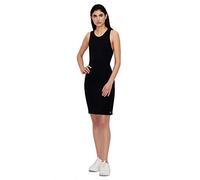 Armani Exchange Tejido elástico cómodo Interlock Midi Dress Vestido Informal de Negocios, Negro, XL para Mujer