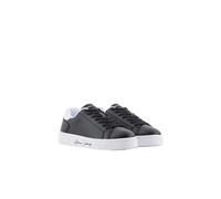 Armani Exchange Tenis London Signature Logo para mujer, Negro+blanco op, 40 EU