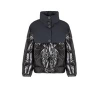 Armani Exchange The Notorius Frank-Inserto de Nailon Arrugado Chaqueta, Negro, XL para Mujer