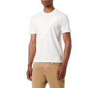 Armani Exchange The Urban Expedition, Sustainable, Eagle Artwork Camiseta, Blanco Crudo, XS para Hombre