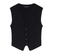 Armani Exchange- Cropped Strick Top- Jackets- Mujer- Negro- M- Cropped Strick Top