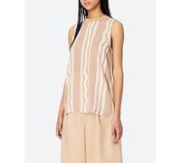 Armani Exchange Top de mujer sin mangas estampado. Maquillaje 44/L