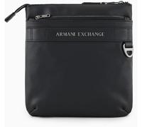 Armani Exchange Tulum Messenger Bag, Bolsa de Mensajero Hombres, Negro, Talla única