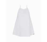 Armani Exchange Unstructured Poplin Tank Top, Color Blanco, S Mujeres