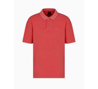 Armani Exchange Urban Heights, Logo Bordado, Ajuste Regular, Rojo, L, Beige 11, L