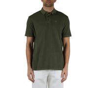 Armani Exchange Urban Heights - Polo con Logotipo Bordado para Hombre, Tinta Negra, S