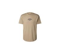 Armani Exchange Utility Edge, Embrodidered Logo Camiseta, Cashew Roasted, S Hombres