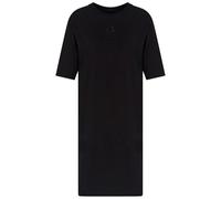 Armani Exchange Vestido con Logotipo Brillante para Mujer, Negro, XL