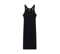 Armani Exchange Vestido de Tirantes para Mujer, diseño de Icono Bordado, Blanco (Optic), L