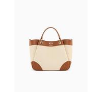 Armani Exchange Wave M | Bolso de mano | beige,marrón | canvas