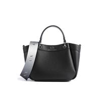 Armani Exchange Wave S Bolso de mano negro, imitación de cuero, mujer