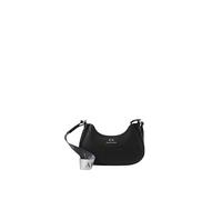 Armani Exchange Wave Bandolera negro, imitación de cuero, mujer