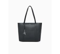Armani Exchange Sylvie Bolsa shopping negro, imitación de cuero, mujer