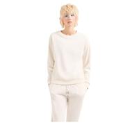Armani Exchange Women's, Essential, All Over Logo,Sweatshirt, White,M, ISO, M