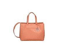 Armani Exchange Women's Essential Liz - Bolsa de la compra con logotipo en relieve, marrón grisáceo, talla única