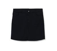 Armani Exchange Women's Essential, Mini Length, Back Metal Logo Black 8, Falda De Las Mujeres, Black, 8