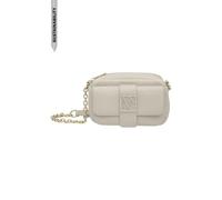 Armani Exchange Women's Essential Susie, sustainable, soft touch crossbody bag, white, one size