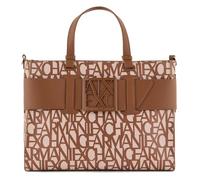 Armani Exchange Women's Essential Susy, Sustainable, All Over Logo Big Tote, Multicolor, multicolor, talla única