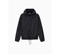 Armani Exchange Women's Icon Project - Parche Frontal con Logotipo, Cortavientos, Negro, M, Negro, M