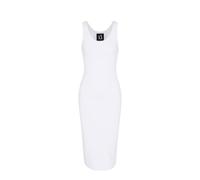 Armani Exchange Women's Icon Project - Vestido sin Mangas, Bordado con Logotipo pequeño, Negro, Talla M, Negro, M