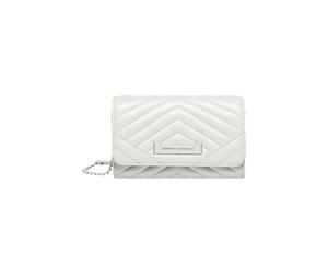 Armani Exchange Women's 's embossedalloverlogo Wallet on Chain, Diario, Talla única