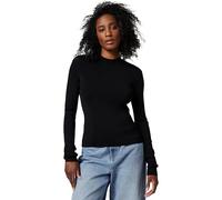 Armani Exchange Women's Sustainable, Long Sleeve Slim Fit, Sweater, Black, M, Negro, M