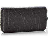 Armani Exchange - Bolso para mujer - Wristlet Round Zip - Negro - Talla única