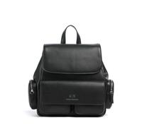 Armani Exchange Zaino Mochila negro, imitación de cuero, mujer, 6L