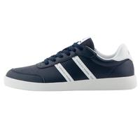 Armani Exchange Zapatillas Berlín para Hombre, con Logotipo de Rayas Dobles, Navy Op White, 39 EU