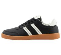 Armani Exchange Zapatillas Berlín para Mujer, con Logotipo de Doble Banda, Black Off White, 38.5 EU