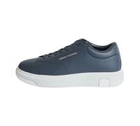 Armani Exchange Hombre con Logotipo Bordado en la Suela Zapatillas, Azul Marino, 41 EU