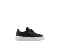 Armani Exchange Zapatillas de Mujer Kurt Low Cut Platform Sole, Negro, 39 EU