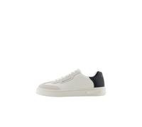 Armani Exchange Zapatillas de Mujer London, Off White Black, 35.5 EU