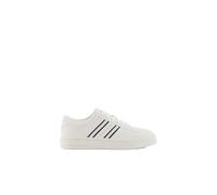 Armani Exchange Zapatillas Deportivas London, para Mujer, con Rayas Laterales, Color Contrast, Color Negro y Blanco, Talla 41 EU