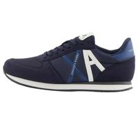 Armani Exchange Zapatillas Deportivas Rio Essential Side Logo para Hombre, Night Sky Off White, 39 EU