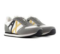Armani Exchange Zapatillas Deportivas Rio Side Logo para Hombre, Color Gris Neutro, Talla 45,5 EU, Neutral Grey Off Wht, 45.5 EU